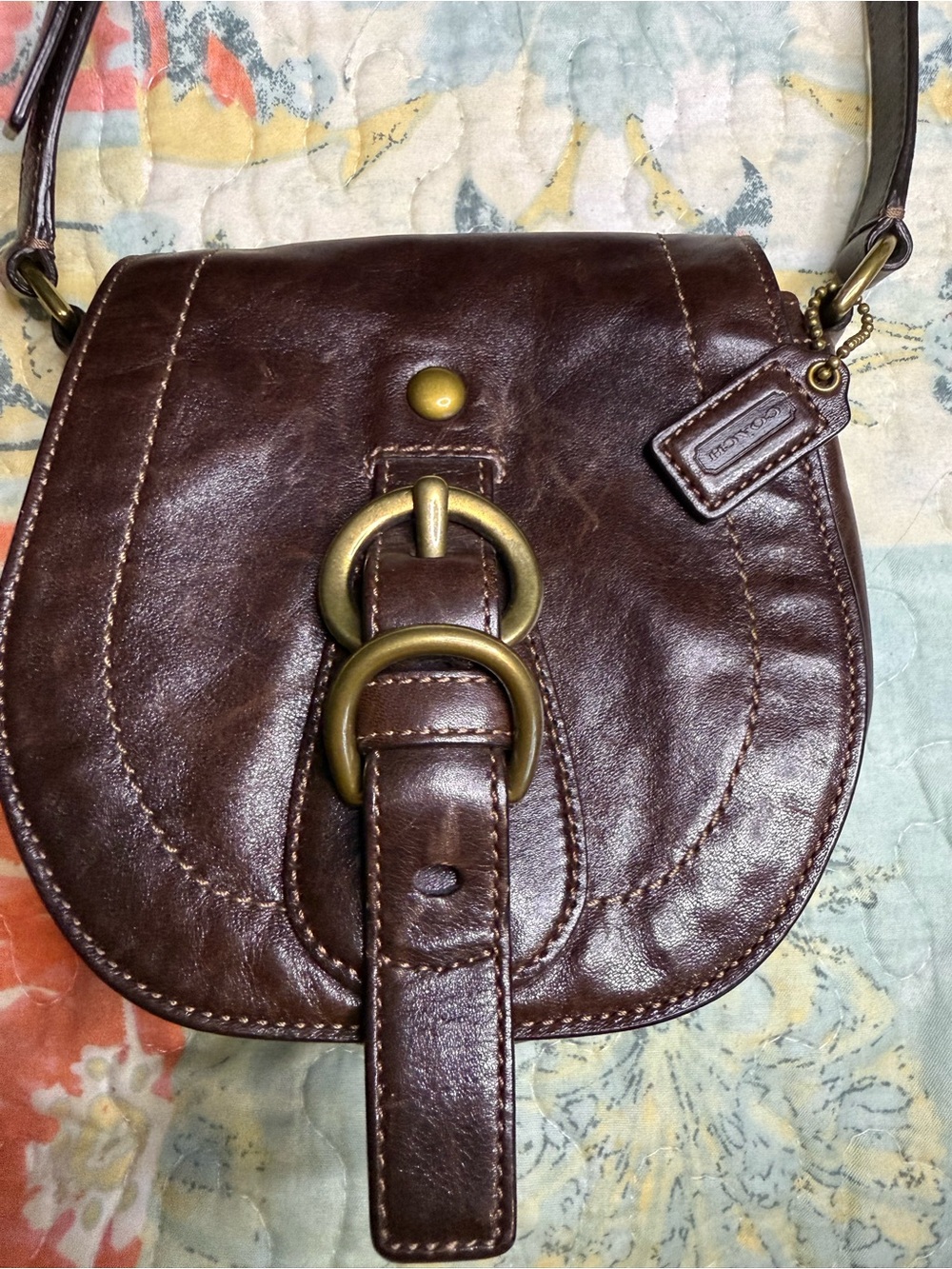 Coach Vintage Legacy Leather Garcia Mini Crossbody Bag Rare Boho - Picture 8 of 16